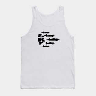 Aircrafts World War II Formation Tank Top